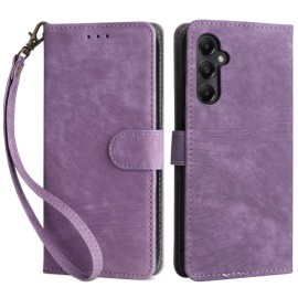 Coverup Book Case met Koord - Samsung Galaxy A05s Hoesje - Paars