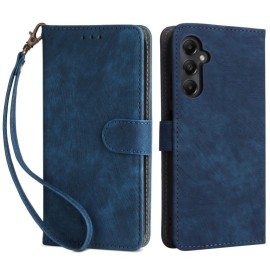 Coverup Book Case met Koord - Samsung Galaxy A05s Hoesje - Blauw