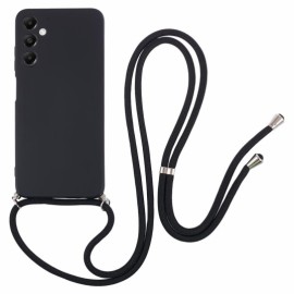 Coverup Colour TPU Back Cover met Koord - Samsung Galaxy A05s Hoesje - Charcoal Black