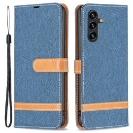 Coverup Denim Book Case - Samsung Galaxy A55 Hoesje - Blauw