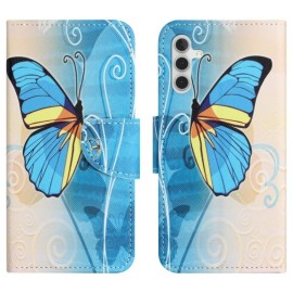 Coverup Book Case - Samsung Galaxy A55 Hoesje - Blauwe Vlinder