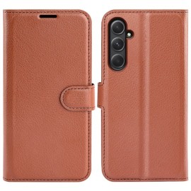 Coverup Book Case - Samsung Galaxy A55 Hoesje - Bruin