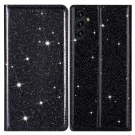 Coverup Glitter Book Case - Samsung Galaxy A55 Hoesje - Zwart
