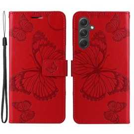 Coverup Vlinders Book Case - Samsung Galaxy A55 Hoesje - Rood