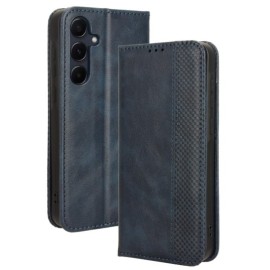 Coverup Vintage Style Book Case - Samsung Galaxy A55 Hoesje - Blauw