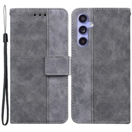 Coverup Geometric Book Case - Samsung Galaxy A55 Hoesje - Grijs