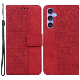 Coverup Geometric Book Case - Samsung Galaxy A55 Hoesje - Rood