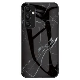 Coverup Marble Glass Back Cover - Samsung Galaxy A55 Hoesje - Zwart
