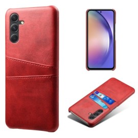 Coverup Dual Card Back Cover - Samsung Galaxy A55 Hoesje - Rood