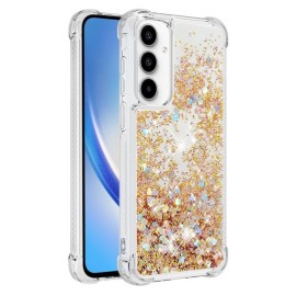 Coverup Liquid Glitter Back Cover - Samsung Galaxy A55 Hoesje - Goud