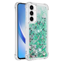 Coverup Liquid Glitter Back Cover - Samsung Galaxy A55 Hoesje - Groen