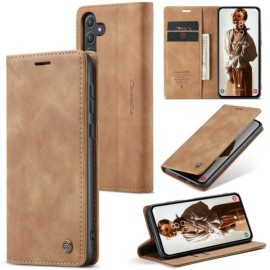 CaseMe 013 Book Case - Samsung Galaxy A55 Hoesje - Bruin