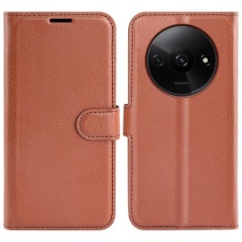 Coverup Book Case - Xiaomi Redmi A3 Hoesje - Bruin