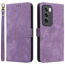 Coverup Book Case met Koord - OPPO Reno12 Pro Hoesje - Paars