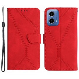 Coverup Book Case - Motorola Moto G85 Hoesje - Rood