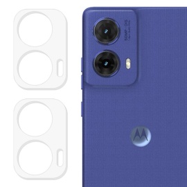 9H Tempered Glass Duo-Pack - Motorola Moto G85 Camera Lens Protector - Transparant