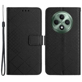 Coverup Rhombus Book Case - OPPO Reno12 F 5G Hoesje - Zwart