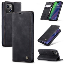 CaseMe 013 Book Case - iPhone 16 Plus Hoesje - Zwart