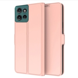 Coverup Folio Book Case - Motorola Edge 50 Hoesje - Rose Gold