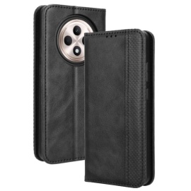 Coverup Vintage Style Book Case - OPPO Reno12 F 5G Hoesje - Zwart