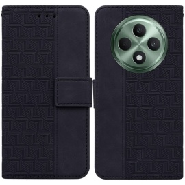 Coverup Geometric Book Case - OPPO Reno12 F 5G Hoesje - Zwart