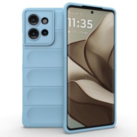 Coverup Hands-On Rugged Back Cover - Motorola Edge 50 Hoesje - Lichtblauw