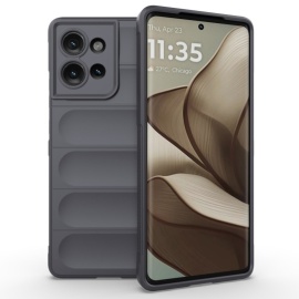 Coverup Hands-On Rugged Back Cover - Motorola Edge 50 Hoesje - Grijs
