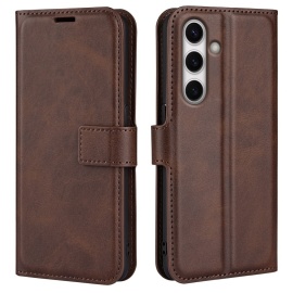 Coverup Deluxe Book Case - Samsung Galaxy S24 FE Hoesje - Donkerbruin