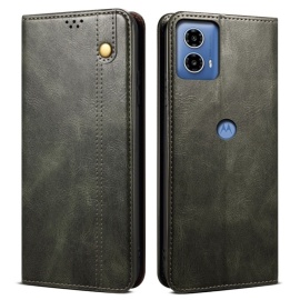Coverup Premium Classic Book Case - Motorola Moto G04(s) / G24 (Power) / E14 Hoesje - Groen