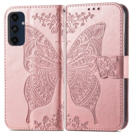 Coverup Vlinder Book Case - Samsung Galaxy A16 Hoesje - Rose Gold