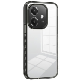 Coverup Transparante Back Cover - OPPO A40 / A40m / A60 5G Hoesje - Zwart