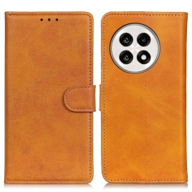 Coverup Luxe Book Case - OnePlus 13R Hoesje - Bruin