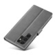 LC.IMEEKE Luxe Book Case - Samsung Galaxy S25 Ultra Hoesje - Grijs