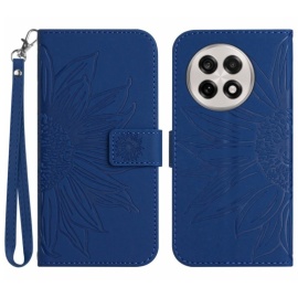 Coverup Zonnebloem Book Case met Koord - OnePlus 13R Hoesje - Blauw