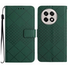 Coverup Rhombus Book Case - OnePlus 13R Hoesje - Groen