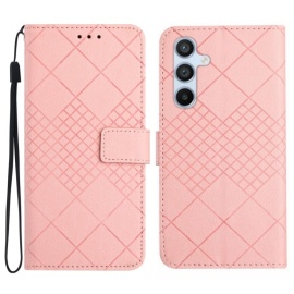 Coverup Rhombus Book Case - Samsung Galaxy A56 Hoesje - Roze