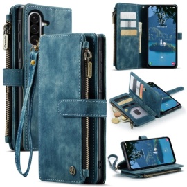 CaseMe C30 Book Case met Portemonnee - Samsung Galaxy A36 Hoesje - Blauw