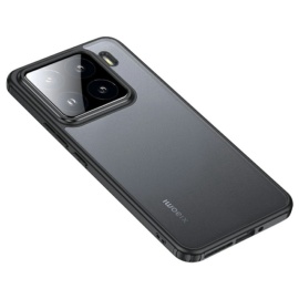 Coverup Mat Transparante Back Cover - Xiaomi 15 Hoesje - Zwart