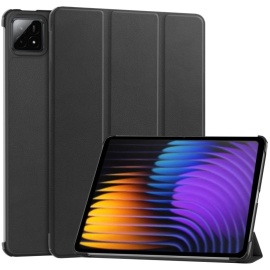 Coverup Tri-Fold Book Case met Wake/Sleep - Xiaomi Pad 7 / Pad 7 Pro Hoesje - Zwart