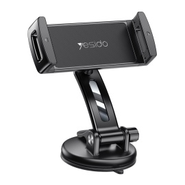 Yesido C171 360° Draaibare Autohouder voor Tablets (12-25cm) - Zwart