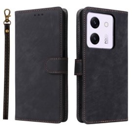 Coverup Book Case met Koord - Xiaomi Poco M7 Pro 5G Hoesje - Zwart
