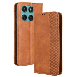 Coverup Vintage Style Book Case - Motorola Edge 60 / 60 Fusion Hoesje - Bruin