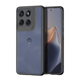Dux Ducis Aimo Series - Transparant TPU Back Cover - Motorola Edge 60 / 60 Fusion Hoesje - Zwart