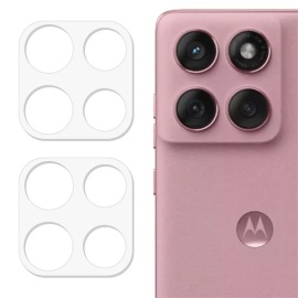 Coverup 9H Tempered Glass Duo-Pack - Motorola Edge 60 Fusion Camera Lens Protector - Transparant