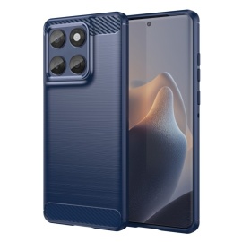Coverup Armor Brushed TPU Back Cover - Motorola Edge 60 / 60 Fusion Hoesje - Blauw