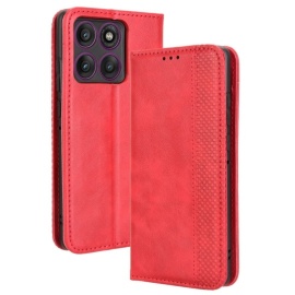 Coverup Vintage Style Book Case - Motorola Edge 60 Pro Hoesje - Rood