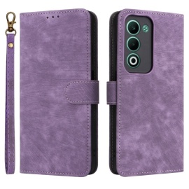 Coverup Book Case met Koord - OPPO A5 5G Hoesje - Paars
