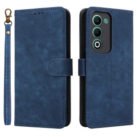 Coverup Book Case met Koord - OPPO A5 5G Hoesje - Blauw