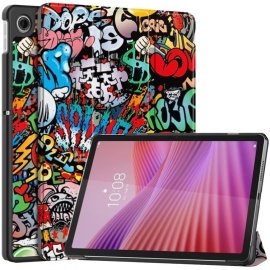 Coverup Tri-Fold Book Case met Wake/Sleep - Lenovo Tab 10.1 TB311FU Hoesje - Graffiti