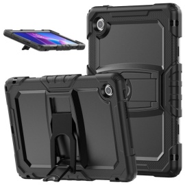 Coverup Heavy Duty Case met Schouderstrap - Lenovo Tab 10.1 TB311FU Hoesje - Zwart